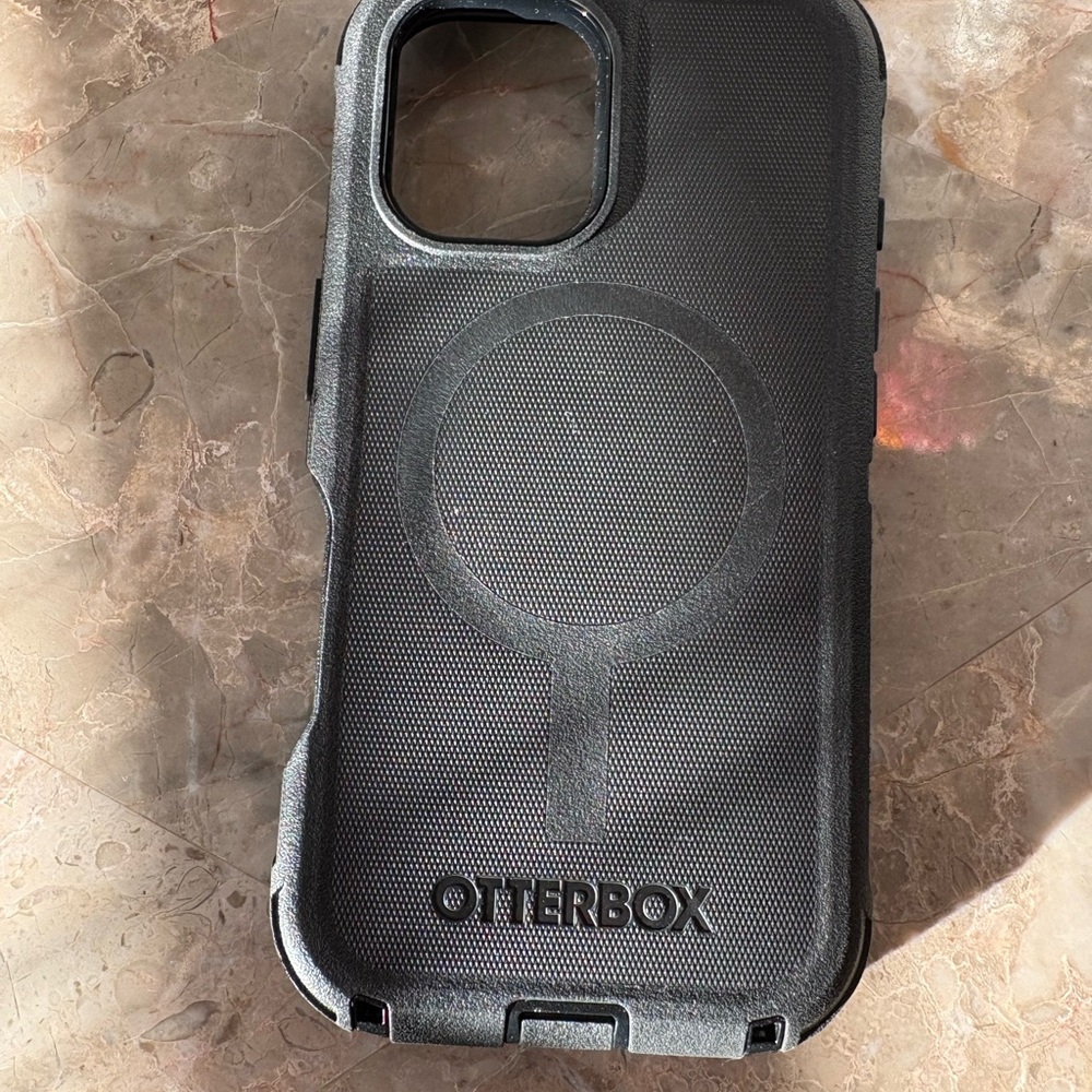 OtterBox Black Protective Case with Rugged Design and Shock Absorption